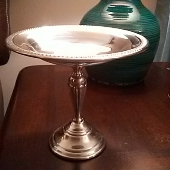 F.B. Rogers Silver Co. Accents Vintage Silverplated Pedestal Candy